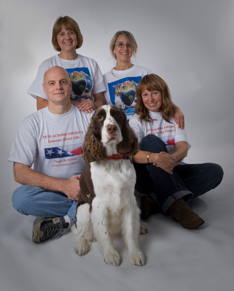 Pets Across America - From upper left, Lori Hudson, Sue Kaminga, Mark Edick, Rosalie Petrouske and Balto. Photo by Dan Carey. Pets Across America - From upper left, Lori Hudson, Sue Kaminga, Mark Edick, Rosalie Petrouske and Balto. Photo by Dan Carey.