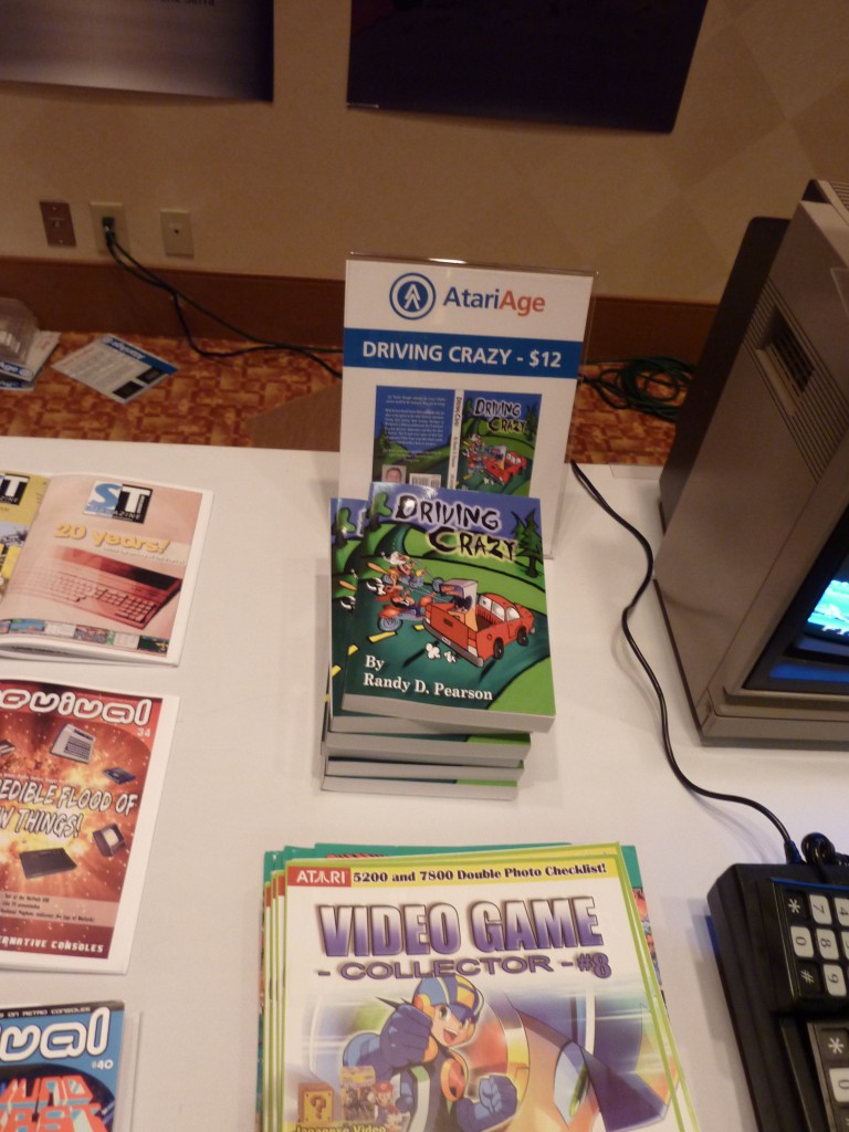 Driving Crazy_CGE My book made an appearance at the AtariAge booth of the Classic Gaming Expo in Las Vegas, 8/2010