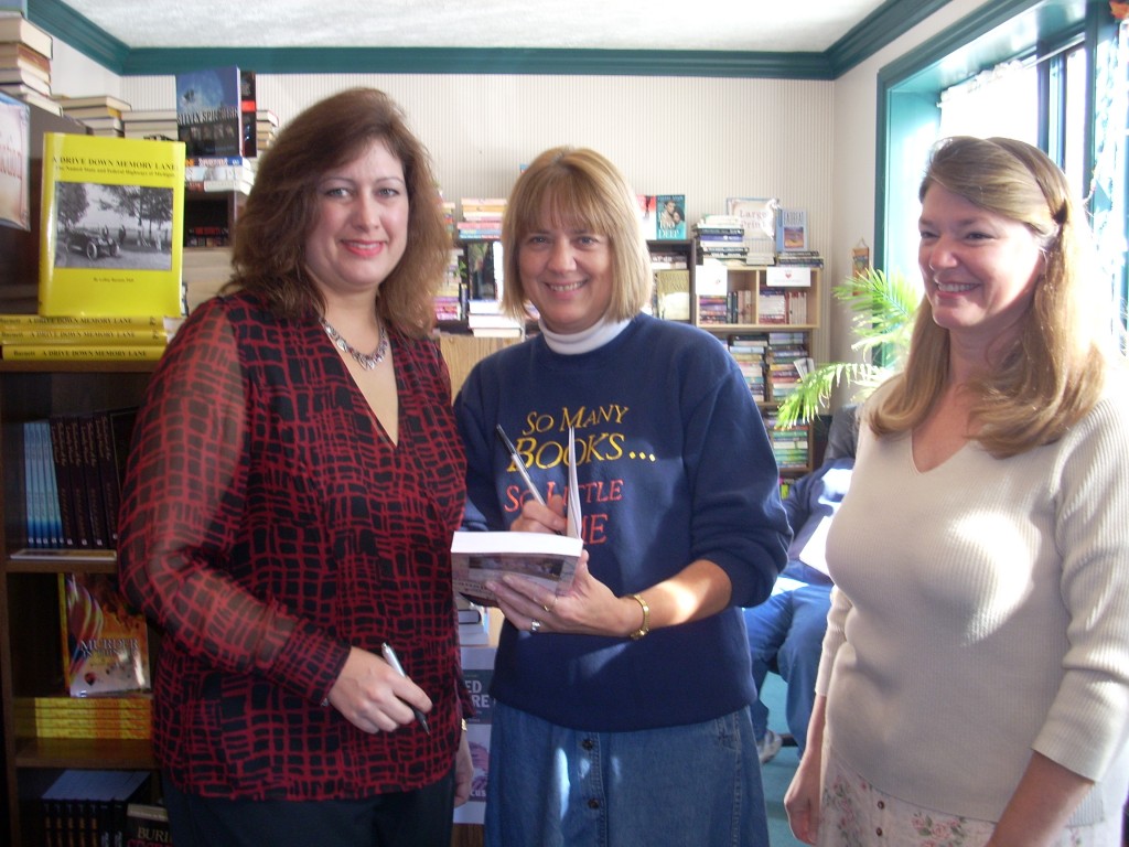 Lori and Candy with Sue of Book Bodega