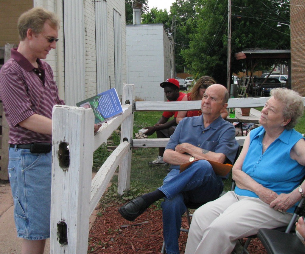 Book Bodega Reading to Jan McCaffrey and her husband, among others